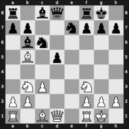 1953 Zagreb – Round 1 – Bogdanovic, Rajko – 1/2-1/2 – Gligorić, Svetozar – G13