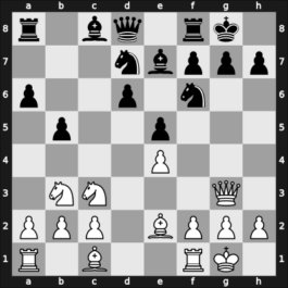 1953 Zagreb – Round 2 – Puc, Stojan – 1/2-1/2 – Udovcic, Mijo – G35