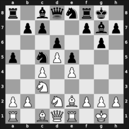 1953 Zagreb – Round 7 – Udovcic, Mijo – 1-0 – Bulat, Ante – G65