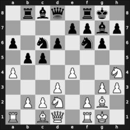 1953 Zagreb – Round 9 – Bogdanovic, Rajko – 1/2-1/2 – Matanovic, Aleksandar – G79