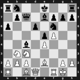 1953 Zagreb – Round 10 – Matanovic, Aleksandar – 0-1 – Rabar, Braslav – G87