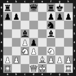 1953 Zagreb – Round 12 – Trifunovic, Petar – 1/2-1/2 – Marić, Rudolf – G101
