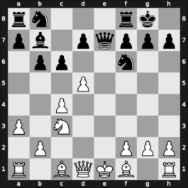 1953 Zagreb – Round 17 – Gligorić, Svetozar – 1/2-1/2 – Trifunovic, Petar – G130