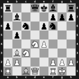 1954 ARG Ch – Round 10 – Idigoras Guisasola, Gregorio – 0-1 – Alvarez Martin, Pedro – G18