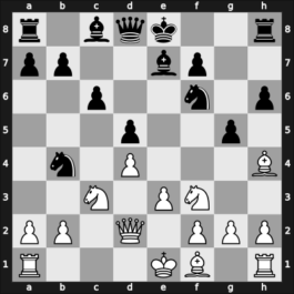 1954 Amsterdam olm – Round 1 – Szabo, Ladislav – 1/2-1/2 – Botvinnik, Mikhail – G20