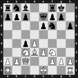 1954 Amsterdam olm – Round 1 – Morcken, Otto B – 1/2-1/2 – Bernstein, Olivia – G29