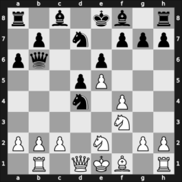 1954 Amsterdam olm – Round 1 – Vestol, Aage – 1/2-1/2 – Yanofsky, Daniel Abraham – G146