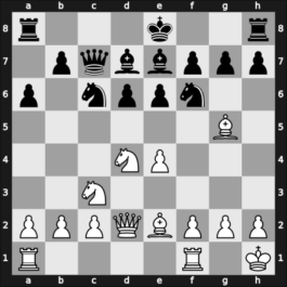 1954 Amsterdam olm – Round 13 – Franck, Alfons – 0-1 – Enevoldsen, Harald – G175