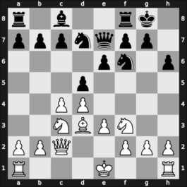 1954 Amsterdam olm – Round 1 – Dunkelblum, Arthur – 1/2-1/2 – Kelly, Terry – G16