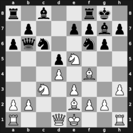 1954 Amsterdam olm – Round 1 – Bolbochan, J. – 1-0 – Gudmundsson, Gardar Vidir – G20