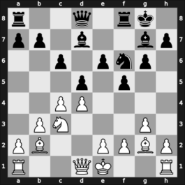 1954 Belgrade – Round 1 – Rabar, Braslav – 1/2-1/2 – Joppen, E. – G5