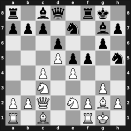 1954 Belgrade – Round 1 – Nedeljkovic, Srecko M – 0-1 – Porreca, Giorgio – G11