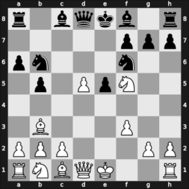 1954 Belgrade – Round 1 – Trifunovic, Petar – 1/2-1/2 – Rabar, Braslav – G16