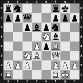 1954 Belgrade – Round 1 – Trifunovic, Petar – 1/2-1/2 – Barcza, Gedeon – G26