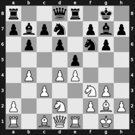 1954 Belgrade – Round 1 – Pirc, Vasja – 1/2-1/2 – Matanovic, Aleksandar – G34
