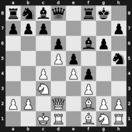 1954 Belgrade – Round 8 – Petrosian, Tigran V – 1-0 – Milic, Borislav – G74