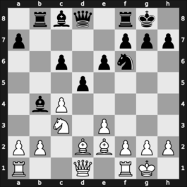 1954 Belgrade – Round 10 – Wade, Robert G – 1/2-1/2 – Milic, Borislav – G85