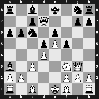 1954 Belgrade – Round 11 – Joppen, Egon – 0-1 – Petrosian, Tigran A. – G98