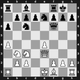 1954 Belgrade – Round 12 – Wade, Robert G – 0-1 – Matanovic, Aleksandar – G105