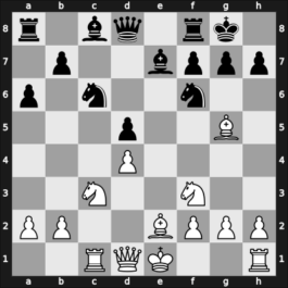 1954 Belgrade – Round 13 – Janosevic, Dragoljub – 1-0 – Petrosian, Tigran A. – G109