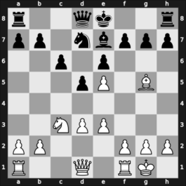 1954 Bucharest – Round 1 – Voiculescu, Paul – 1/2-1/2 – Troianescu, Octav – G8