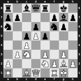1954 Bucharest – Round 2 – Kholmov, Nikita Vit – 1-0 – Troianescu, Octav – G28