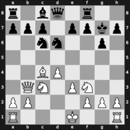 1954 Bucharest – Round 4 – Pachman, Ludek – 1-0 – Sandor, Bela – G41
