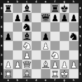 1954 Bucharest – Round 6 – Pachman, Ludek – 1-0 – Nezhmetdinov, Rashid – G59