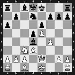 1954 Bucharest – Round 8 – Korchnoi, Viktor – 1-0 – Stahlberg, Gideon – G76