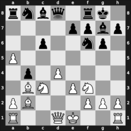 1954 Bucharest – Round 9 – Kholmov, Nikita Vit – 1-0 – Filip, Marius Liviu – G81