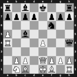 1954 Bucharest – Round 11 – Troianescu, Octav – 1-0 – Sandor, Bela – G99