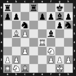 1954 Bucharest – Round 17 – Kholmov, Nikita Vit – 1-0 – Ciocaltea, Victor – G145