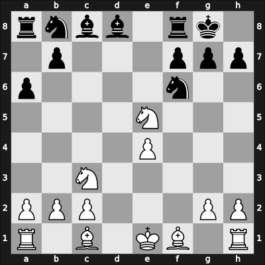 1954 CSR Ch sf – Round 8 – Stulik, Vlastimil – 1-0 – Pavlik, Samuel – G31