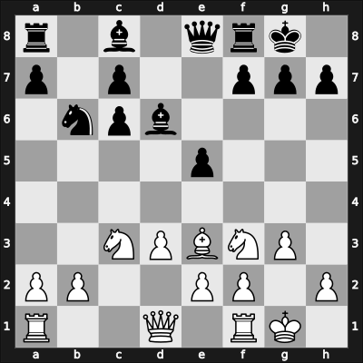 1954 DDR Ch 05th – Round 6 – Groschupff, Hans Joachim – 1-0 – Kahn, Manfred – G31