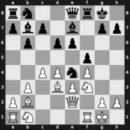 1954 DDR Ch 05th – Round 14 – Troschier, Kurt – 1/2-1/2 – Kahn, Manfred – G72