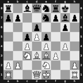 1954 DDR Ch U20 – Round 2 – Bertholdt, Dieter – 1/2-1/2 – Muehlberg, Siegfried – G8