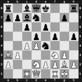 1954 DDR Ch U20 – Round 4 – Muehlberg, Siegfried – 1/2-1/2 – Harzer, Paul – G14
