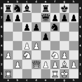 1954 DDR Ch U20 – Round 5 – Birkholz, Hans Joachim – 0-1 – Bertholdt, Dieter – G20
