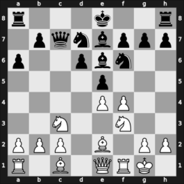 1954 DDR Ch U20 – Round 5 – Reichenbach, Werner – 1-0 – Besser, Hans – G22