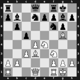 1954 DDR Ch U20 – Round 6 – Bertholdt, Dieter – 1/2-1/2 – Reichenbach, Werner – G26