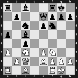 1954 DDR Ch U20 – Round 7 – Dittmann, Sieghart – 0-1 – Besser, Hans – G31