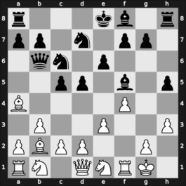 1954 DDR Ch U20 – Round 7 – Zinn, Lothar – 1-0 – Moehring, Guenther – G33