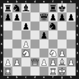 1954 DDR Ch U20 – Round 15 – Moehring, Guenther – 1/2-1/2 – Bertholdt, Dieter – G68