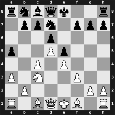 1954 FRG Ch qual West – Round 2 – Wieckowiak, Hans – 1/2-1/2 – Kieninger, Georg – G5