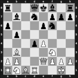 1954 Gorki ch22-SU sf – Round 1 – Vladimirov, Boris T – 0-1 – Weltmander, I. – G5