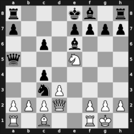 1954 Gorki ch22-SU sf – Round 10 – Nezhmetdinov, Rashid – 1-0 – Polugaevsky, Lev – G30