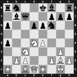 1954 Gorki ch22-SU sf – Round 16 – Yudovich, Mikhail M – 1-0 – Polugaevsky, Lev – G41