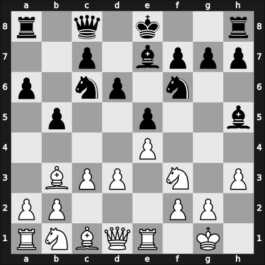 1954 Gorki ch22-SU sf – Round 17 – Bondarevsky, Igor – 0-1 – Soloviev, Vladimir A – G49