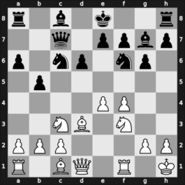 1954 HUN Ch 10th – Round 5 – Pogats, Jozsef Jr. – 1-0 – Forintos, Gyozo V – G7