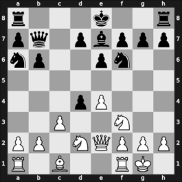 1954 HUN Ch 10th – Round 11 – Tipary, Lajos – 1-0 – Pogats, Jozsef Jr. – G12
